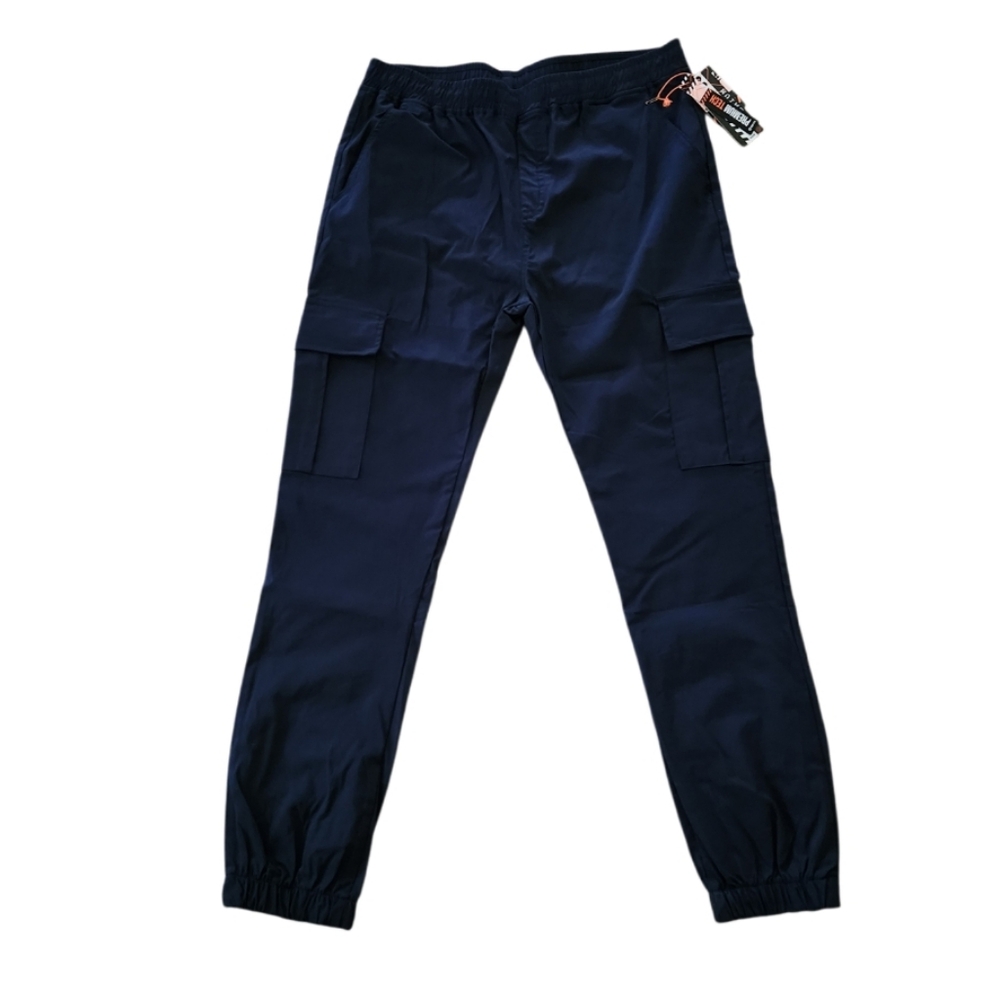 NAVY BLUE PREMIUM TECH CARGO JOGGER SZ XL NWT